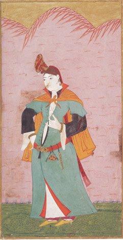 Lady from the Capital, Second half of 17th century, Topkapı Palace Museum Library